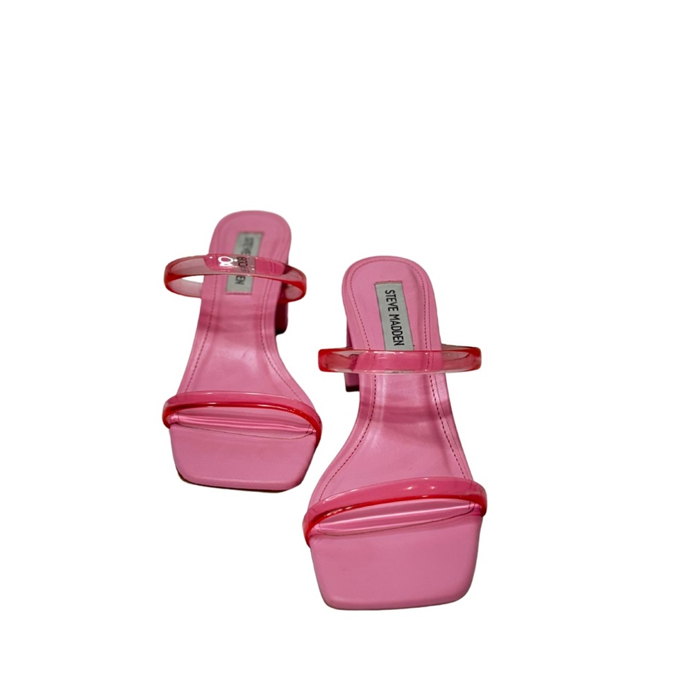 LIKE NEW* Steve Madden Pink Women's Block Heels